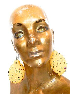GASOLINE GLAMOUR FRUIT PUNCH LEMON EARRINGS 🍋🍋🍋